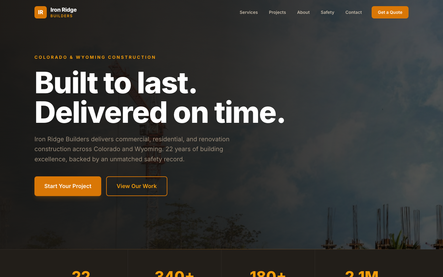 Iron Ridge Builders screenshot